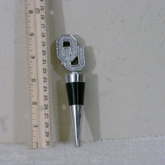 University Of Oklahoma Bottle Stopper - Arthur Court Designs - Picture 2 of 3
